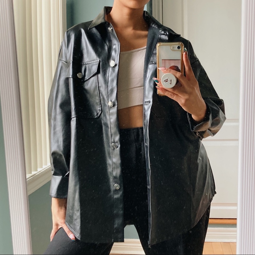 SOLD 🌼 Shein leather jacket